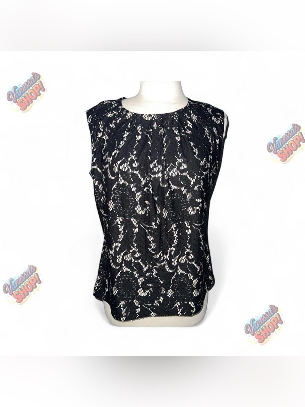 Alfani Sleeveless Sequin Blouse!